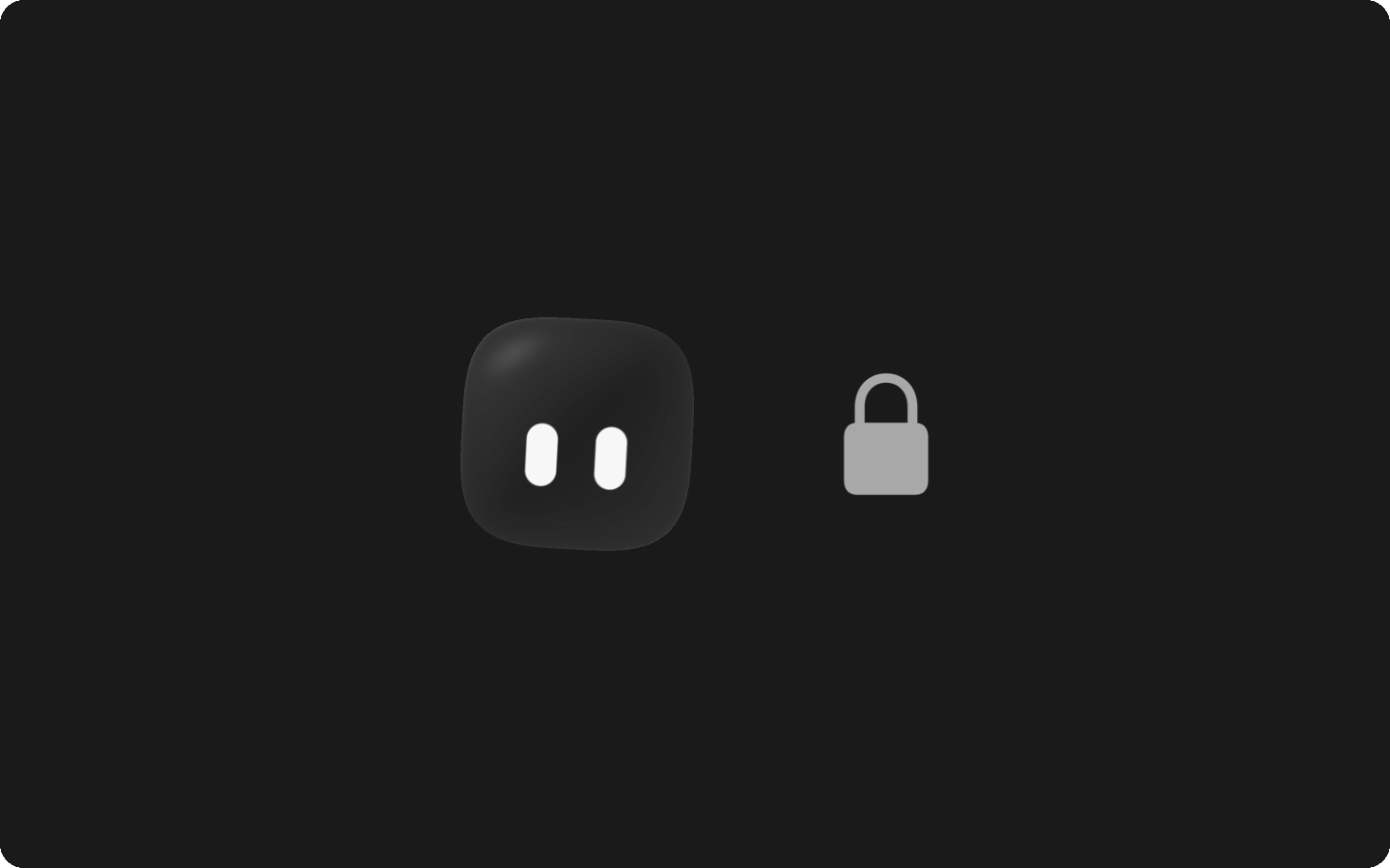 Gaze beside a padlock: face data stays on the Mac